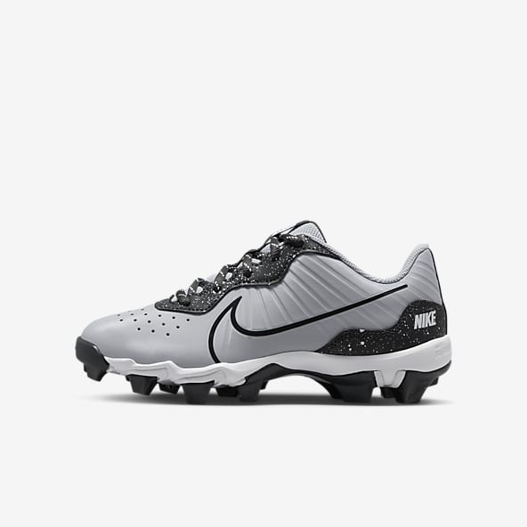Ninos Gris Alpha Huarache Calzado de futbol tacos. Nike US